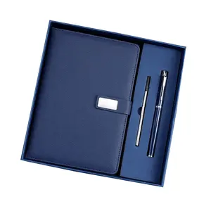 Publicidade Empresarial High-end A5 Business Office Notepad Moda Notebook Box Gift Sets