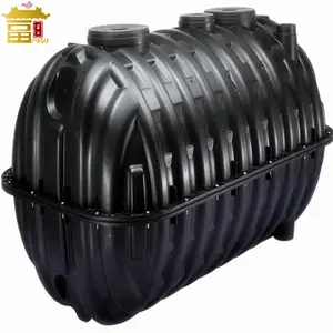 HDPE Bio Three Chamber Underground Septic Tanks in Toilet Waste Treatment System