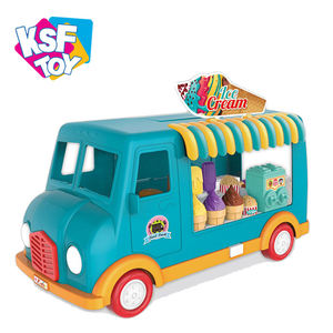 Ensemble de crème glacée multifonction en plastique, jeu de simulation de <span class=keywords><strong>cuisine</strong></span>, chariot de <span class=keywords><strong>cuisine</strong></span> pour enfants de 0 à 24 <span class=keywords><strong>mois</strong></span> à 5 à 7 ans - Product Image 2