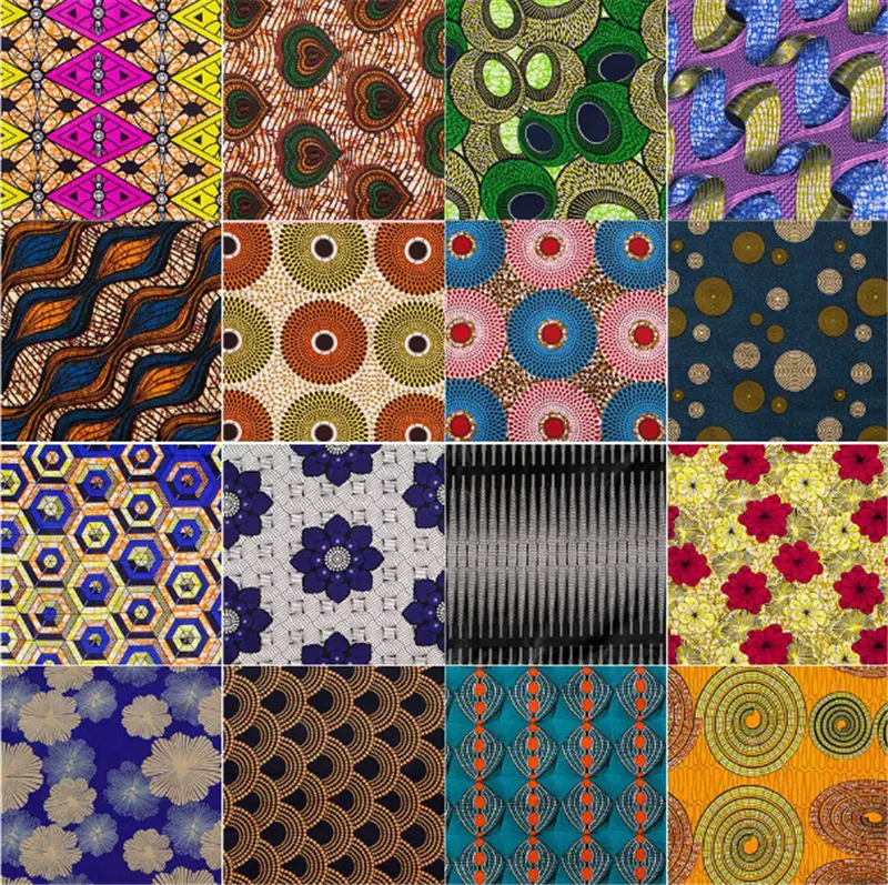 In magazzino prezzo di fabbrica stampa a cera perizoma tessuto stampa a cera tessuto tessuto lonza esportazione In africano di alta qualità batik ankara tessuto