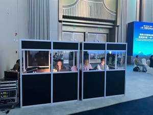 Terjemahan Booth serentak untuk interpretasi pertemuan internasional bahan bakar suara tidak murah kustom - Product Image 5