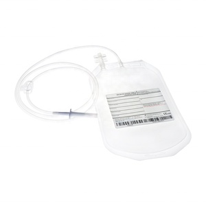 Bolsa de Sangre Desechable de un Solo Uso a Buen Precio, Bolsa de <span class=keywords><strong>Transfusión</strong></span> de Sangre, Consumibles Médicos, 250 ml, 450 ml, PVC para Hospital - Product Image 1
