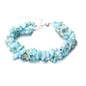 Wholesale Natural Stone Beads Crystal Agate Double Layer Healing Crystal Beaded <b>Bracelet</b> for Women Girls - Product Image 5
