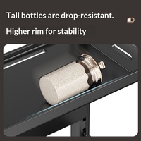 Support de Rangement Double Niveau en Métal Réglable pour Épices et Couteaux, Organisateur de Comptoir pour Condiments et Articles Divers – Meilleures Ventes