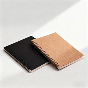 Özel Kraft kapak çizim tableti Spiral ciltleme Sketchbook sanatçılar için A5 promosyon öğrenciler küresel tedarikçiler - Product Image 1