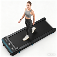 Tapis roulant électrique de bureau MERACH, utilisation à domicile ou au bureau, pliable, cadre en acier, 3,8 MPH, 40 dB, silencieux, portable, écran LED, mini télécommande