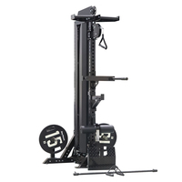 Machine à exercices pectoraux à bras unique avec pile de poids de 100 kg pour les tractions verticales, les rameurs et les tractions, pour usage domestique et commercial