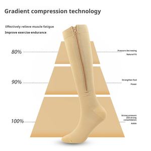 Kaos Kaki Kompresi Olahraga Premium, Meningkatkan Pengiriman Oksigen, Mengurangi Nyeri Otot dan Kram - Product Image 3