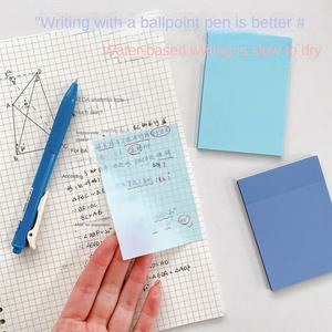 Nuova etichetta trasparente impermeabile per animali domestici indice della scuola ufficio note adesive pad per appunti forniture per articoli di cancelleria personalizzabili - Product Image 3