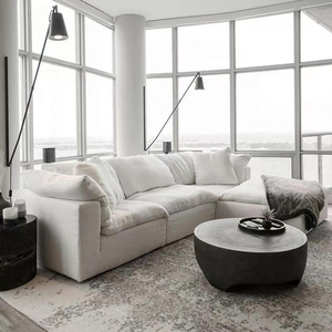 Modular Sectional <b>Sofa</b> Living Room French Furniture Cloud Nordic Modern White Modular Sectional Couch <b>Sofa</b> <b>Sets</b> - Product Image 4
