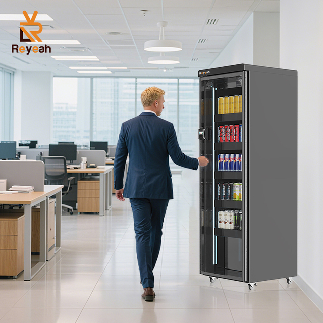 Wholesale 24 Hour Smart Snack Cold Drinks Vending Machine Combo Beverage AI Fridge Vending Machine with QR Payment