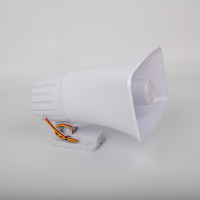Sirène piézoélectrique 120 dB, alarme sonore puissante pour système de sécurité domestique, dispositif d'avertissement extérieur résistant aux intempéries en plastique