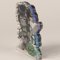 Offre Spéciale personnalisé épais clair acrylique voyageur debout cadeau créatif bloc d'affichage personnalisé en vrac imprimé Anime voyageur debout