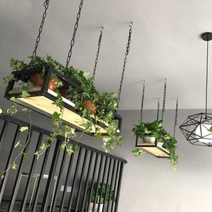 <span class=keywords><strong>Maceta</strong></span> perezosa de estilo moderno con cadena de hierro Decoración interior y exterior para el hogar y el jardín - Product Image 6