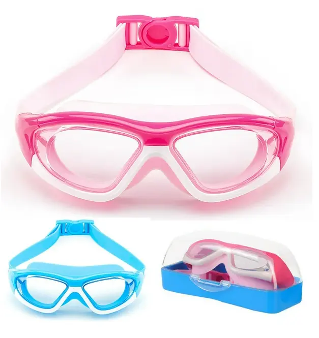 Child Swimming Goggles Silicone Girl Glasses Boy Eye Protection Goggles OEM Child Size CN GUA