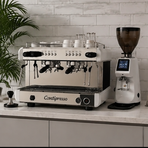 Cafetera Comercial de 2 Grupos para Cappuccino, Máquina Profesional de Espresso con Cabezal Doble para Cafetería y Tienda de Café - Product Image 3