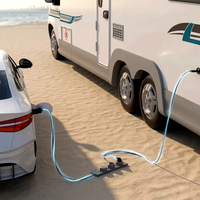 Déchargeur de véhicule électrique haute performance 3,6 kW 16 A avec prise universelle Schuko allemande pour les voyages en camping