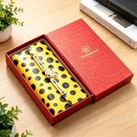 Boîte à portefeuille à motif peau de crocodile, boîte cadeau en papier, coffret cadeau de gants, boîte cadeau, boîte d'emballage en papier kraft, boîte rigide