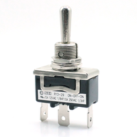 Interrupteur à bascule SPST SPDT 10A 250VAC 2 broches 3 broches On-off/on-on/on-off-on 3 positions 3 broches Interrupteur momentané DPDT Bakélite Instruments