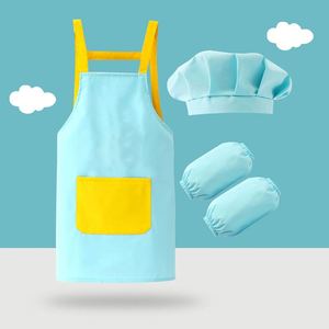 Bata de Artista sin Mangas para Niños, Impermeable, de Poliéster, para Protección en Arte y Jardinería, para Dibujar - Product Image 6