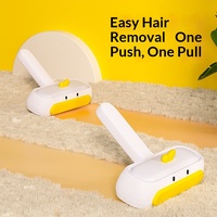 Brosse anti-poils pour animaux en PP, grattoir à poils flottants, design petit canard, fournitures pour chats, best-seller transfrontalier