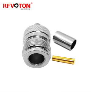 <span class=keywords><strong>Conector</strong></span> Coaxial N Hembra Recto de Crimpado Directo de Fábrica para Cable WTR240 en Stock - Product Image 3