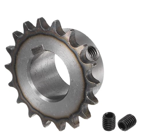 Uxcell Piñón de Cadena de Rodillos ISO/DIN 06B-1 Tipo B Modelo 6 Puntas 12A Paso 3/8 Monohilo Endurecido 40-45 HRC 18 Dientes OEM 1 - Product Image 2
