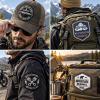 Patch PVC personnalisé, logo 3D en relief, imperméable, résistant aux UV, patch en caoutchouc souple pour vestes, vêtements, sacs, chapeaux d'extérieur