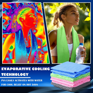 Toalla Refrigerante de PVA de 75x10cm para Correr y Otros Deportes al Aire Libre, Paño Refrigerante para el Cuello - Product Image 4