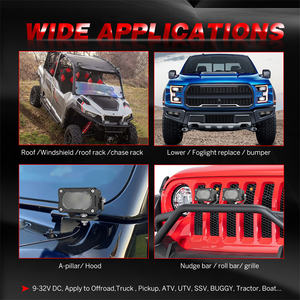 Lumière <span class=keywords><strong>de</strong></span> travail LED à angle lumineux super large <span class=keywords><strong>de</strong></span> 3 pouces 20W, diffuse, pour camions, remorques, tracteurs, voiturettes <span class=keywords><strong>de</strong></span> <span class=keywords><strong>golf</strong></span>, véhicules, lumière <span class=keywords><strong>de</strong></span> scène - Product Image 3