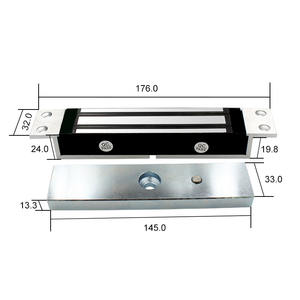 Serrure de porte magnétique pour porte simple dissimulée sans ourlet EL180AA - Product Image 4