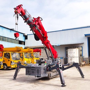 رافعة عنكبوتية متعددة الأغراض 3T 4T 5T، رافعة مجنزرة صغيرة بذراع تلسكوبي للأعمال الإنشائية - Product Image 2