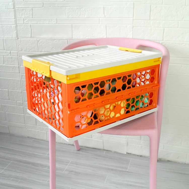 Пластиковый ящик, пластиковые ящики, складная пластиковая корзина для хранения