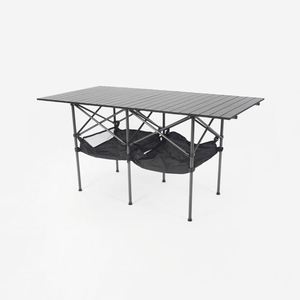 <b>Metal</b> <b>Folding</b> Outdoor Table-Portable & Roll-Up Design - Product Image 1