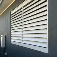 Façade murale verticale à ventilation intérieure/extérieure, décoration, pare-soleil, léger, durable, en alliage d'aluminium.