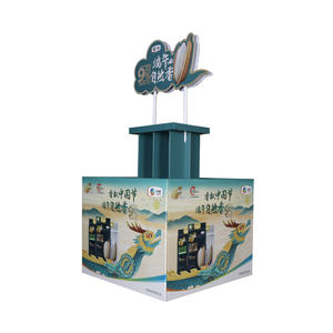 Estante de exhibición de tienda comercial de palé completo independiente de alto estándar para regalo de vacaciones y exhibición de alimentos caja de cartón - Product Image 2