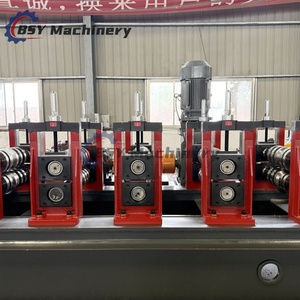 Machine de profilage à froid pour rayonnages industriels robustes à commande PLC automatique, ligne de production de rayonnages à poutres en <span class=keywords><strong>P</strong></span> pour entrepôts - Product Image 4
