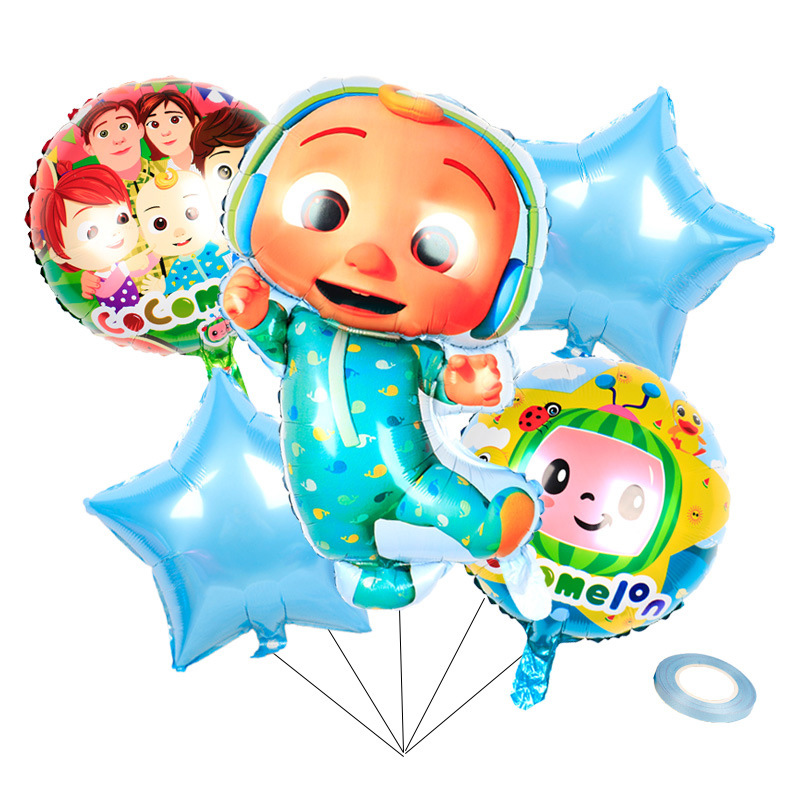 Cocomelon Balloons for Kids Birthday Baby Shower Cocomelon Theme Party Decorations