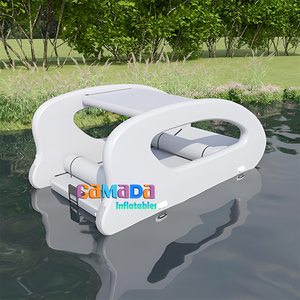 Catamarano Gonfiabile Multiscafo da 4,5m per Canottaggio, Elettrico ELECTRICAT, Alimentato a Energia Solare, Divertente, Pieghevole, Barca Gonfiabile Abitabile - Product Image 4