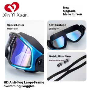Gafas de Natación Profesionales de Silicona Electrochapada para Adultos, Protección UV Antivaho, Impermeables, para Miopía - Product Image 4