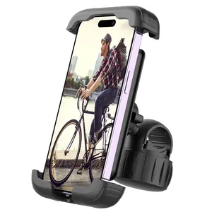 Cep telefon tutucu bisiklet ve motosiklet Quad Lock motosiklet için telefon tutucu Scooter telefon klip iPhone 15 Pro Max
