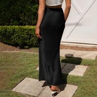 Nouvelle robe longue en velours coloré de style européen et américain pour femmes, design simple, jupe évasée