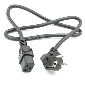 2m negro ENEC KEMA 16a 250v, schuko cable de alimentación H05VV-F 3G * 1.5mm2 - Product Image 1