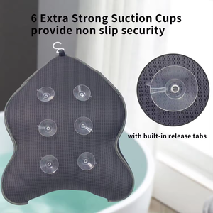 Vente chaude Écologique Oreiller De Bain Cou <span class=keywords><strong>Coussin</strong></span> De <span class=keywords><strong>Baignoire</strong></span> Pour Oreiller De <span class=keywords><strong>Baignoire</strong></span> Imperméable Avec <span class=keywords><strong>Ventouse</strong></span> Pour <span class=keywords><strong>Baignoire</strong></span> - Product Image 2