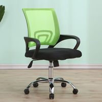 Silla de Oficina Ergonómica Moderna para el Lugar de Trabajo, Cómoda Mesa y Silla de Conferencia