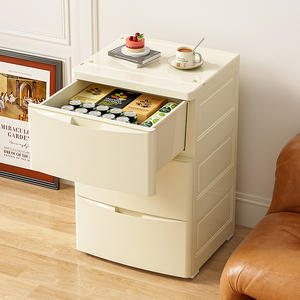 Meubles <span class=keywords><strong>de</strong></span> maison Armoire à <span class=keywords><strong>tiroirs</strong></span> en plastique Maison Salon Chambre à coucher Coffre à <span class=keywords><strong>tiroirs</strong></span> multiples Commode en plastique - Product Image 3