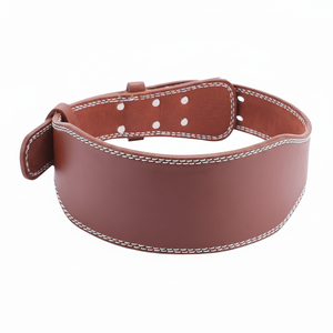 เข็มขัดยกน้ำหนัก PU สำหรับผู้ชายและผู้หญิงปรับได้พร้อมหัวเข็มขัดรองรับการยกที่ด้านหลังแบบกำหนดเอง - Product Image 1