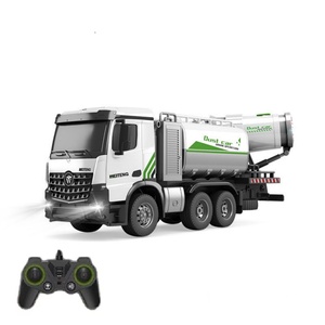 Shengxiong 640A Voiture RC de suppression de poussière en alliage avec pulvérisateur télécommandé 2.4G, modèle de simulation de protection de l'environnement - Product Image 1