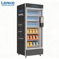 Máquina Expendedora Refrigerada Combinada LERKE con Función SDK, Pantalla Táctil y Gestión Basada en la Nube para Alimentos y Bebidas