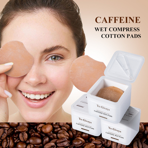 OEM/ODM Koffie-inhoudende veganistische kruiden revitaliserende pads |   Verlichtende + Verhelderende + Ontzwellingende + Verjongende + Direct Verfrissende - Product Image 2